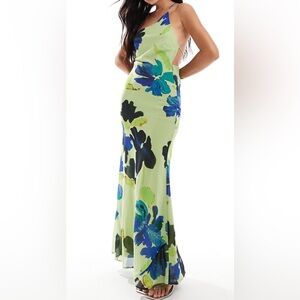 One shoulder floor length maxi dress new with tags